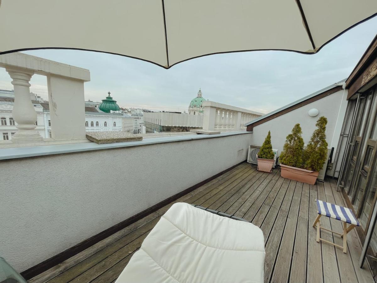 Luxury 150M2 Suite In Most Desirable Area Of Historic Central Viena Exterior foto